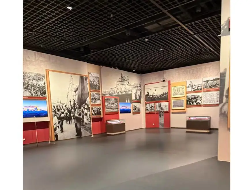 打印宣绒布 可背胶 展馆壁画底图 UV印 立体感强