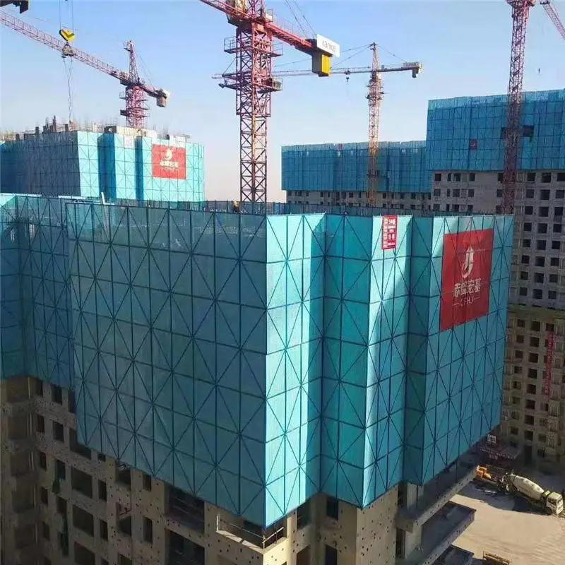 济宁外架钢板网的优点 外架钢板防护网 建筑安片