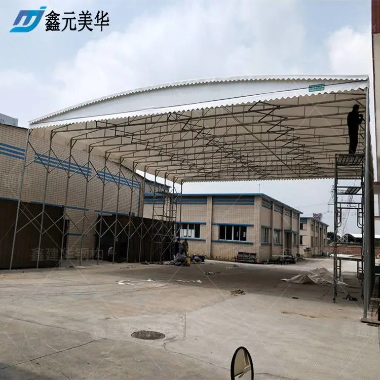 临沧伸缩式电动防违建雨篷自动伸缩蓬(篷布)不同材质的特点