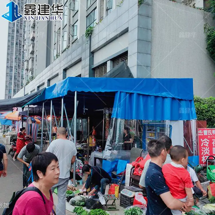 大门雨棚电动雨蓬电机调节户外临时帐篷包上门安装