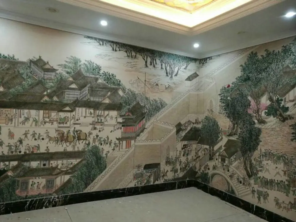 墙面彩绘·架空层彩绘，钢板彩绘，根据要求定制装饰艺术空间
