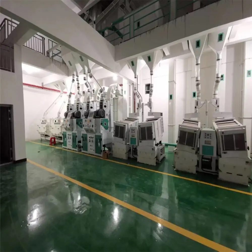 碾米机成套设备 大米加工成套设备设计安装 砻谷机色选机风网管道