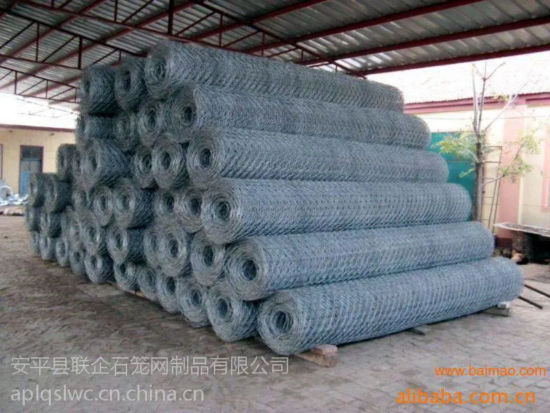 高强度石笼网 2x1x0.5m 矿山 防护 铁丝 网孔 6x8cm 镀锌 联企网业