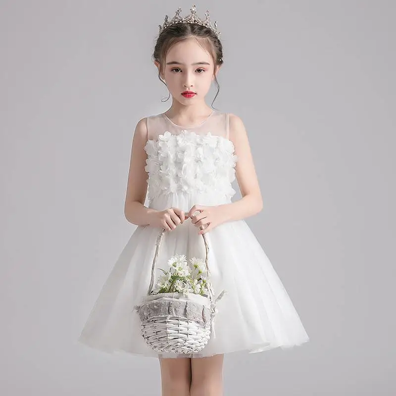 摆摊卖服装去哪里进货便宜碎花洋气韩版儿童裙子花色方领短袖连衣裙浙江童装厂家直接供货
