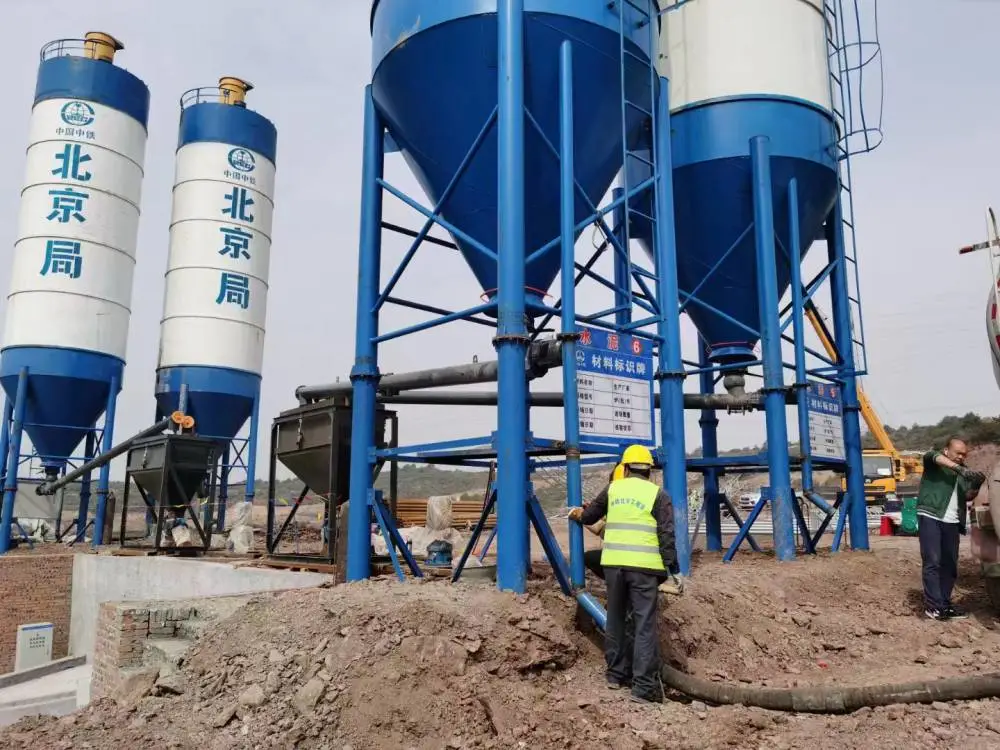 水泥制浆站一体式设计路基固化30型中智重工