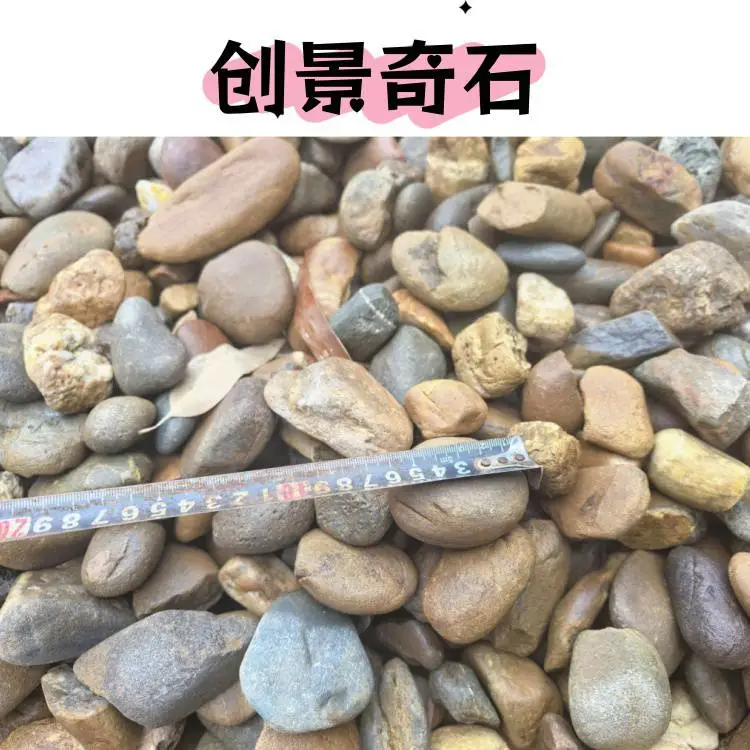 珠海金湾鹅卵石别墅景观装饰 金湾鹅卵石绿化建材 金湾鹅卵石堆货场