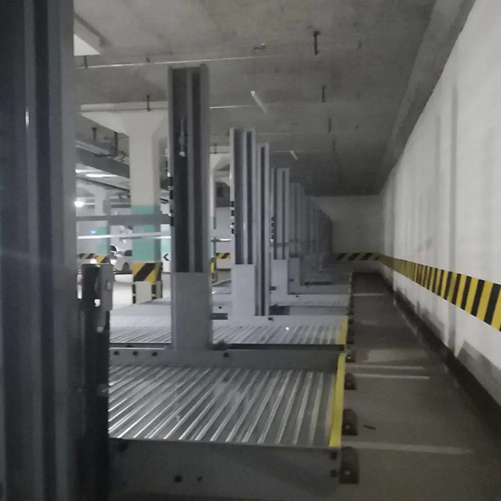 昆明市富民立体车库租赁 机械停车库 2柱立体车位二手拆除 莱贝2层机械车位回收