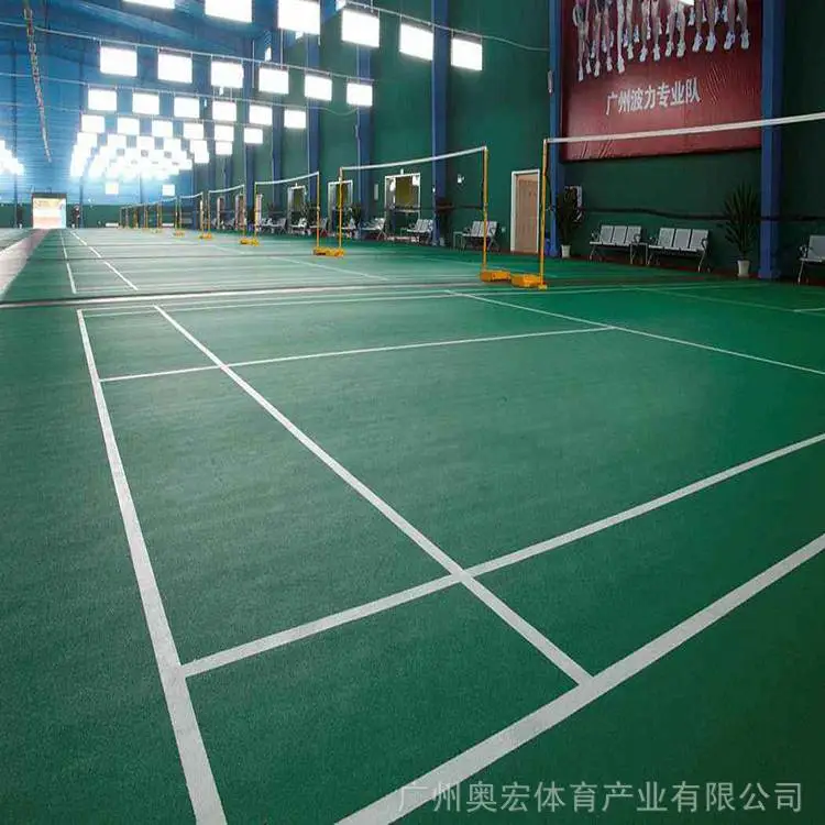 羽毛球塑胶场地维修,羽毛球场要建多高