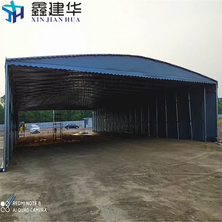 户外移动遮雨棚 安装仓储物流棚 结实 金坛