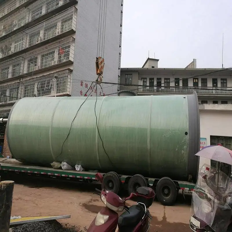 包头固阳 玻璃钢污水提升泵站 污水提升装置 厂家出图