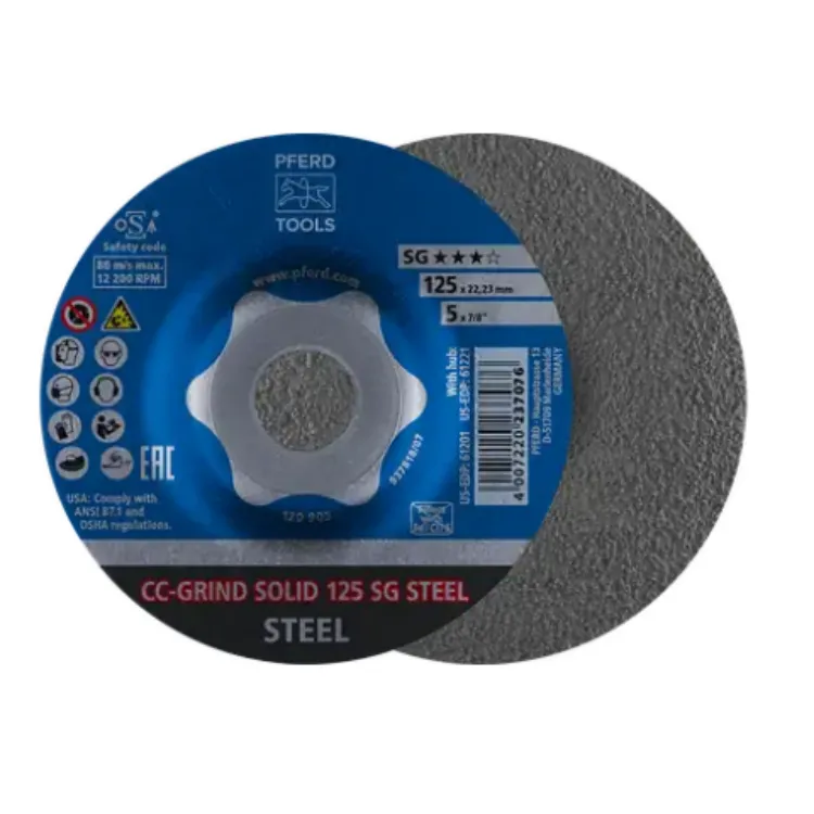 PFERD马圈 钢与不锈钢通用切割片 E 125-7 PSF STEEL (5) 原厂精选