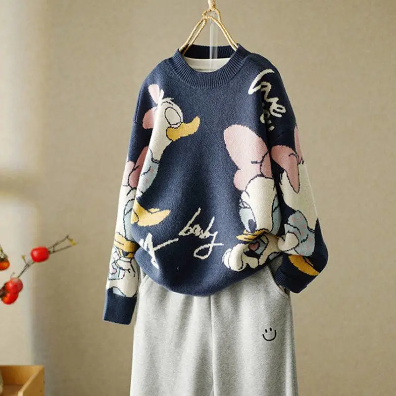 2-5元服装批发是真的吗新款洋气撞色毛衣女士服装尾货回收平台