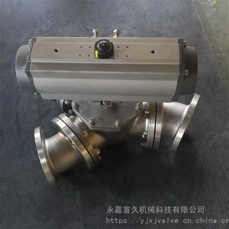 专业生产涡轮换向阀气动三通分料器