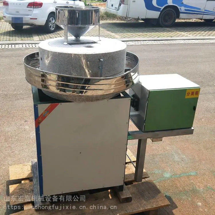 新型面粉石磨机加工 商用电动石磨面粉机 家用电动石磨耐磨 价格