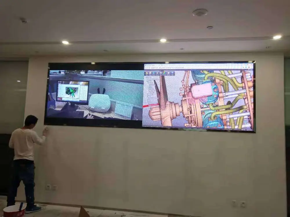 公司前台大屏幕显示屏用液晶拼接屏还是LED屏？