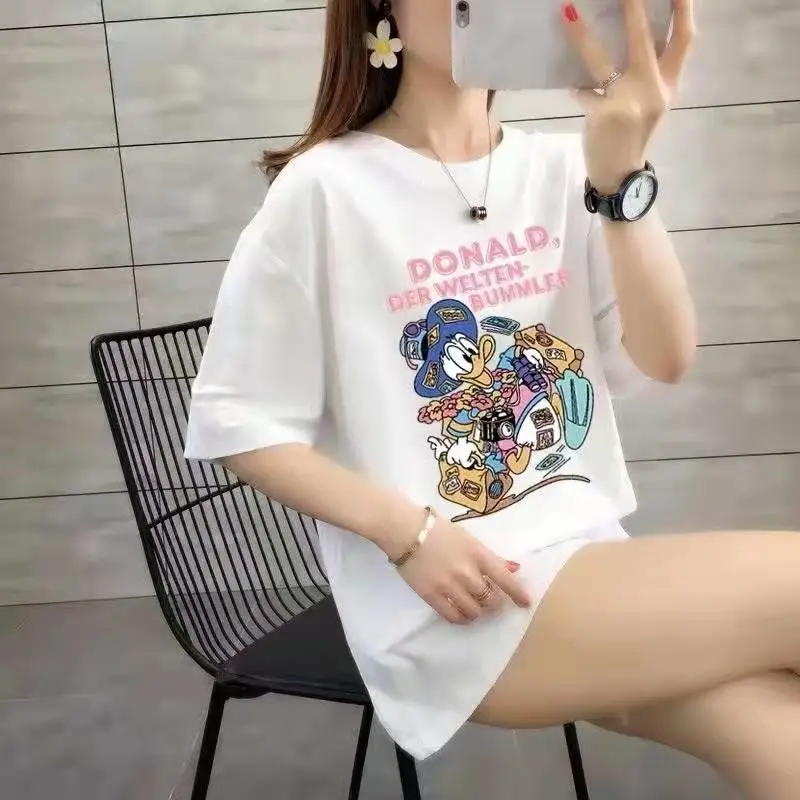 库存服装批发一条街广西贺州八步外贸出口女装时尚潮流T恤