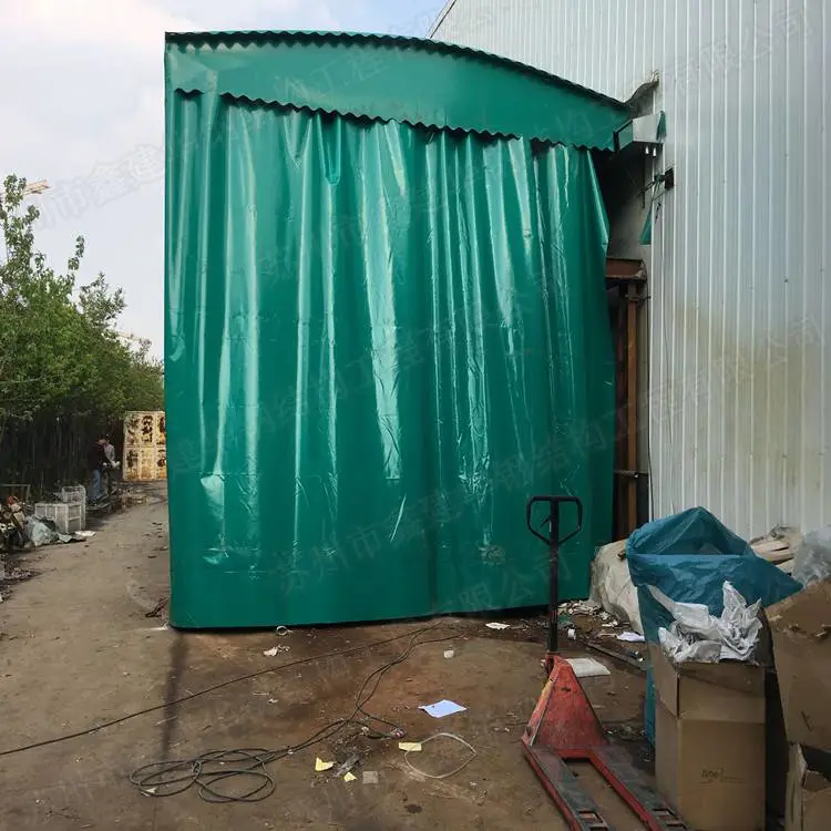 聊城冠县移动式雨棚大型仓库帐篷雨棚鑫建华六大工厂
