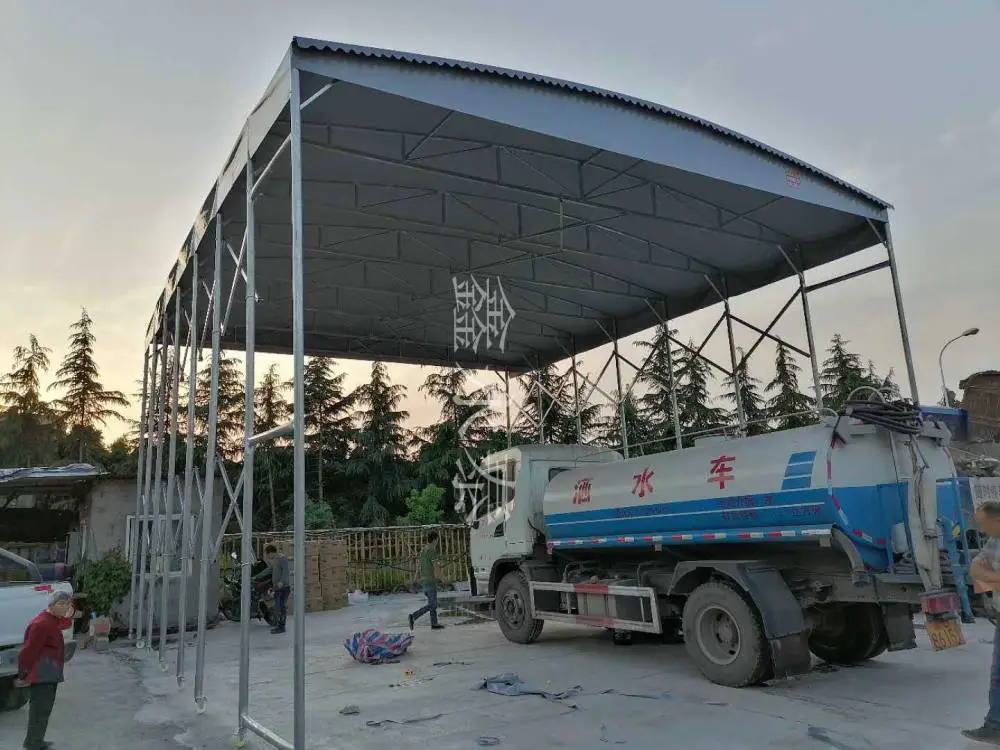 达州市伸缩遮阳篷抗风能力 推拉棚安装方法上门安装