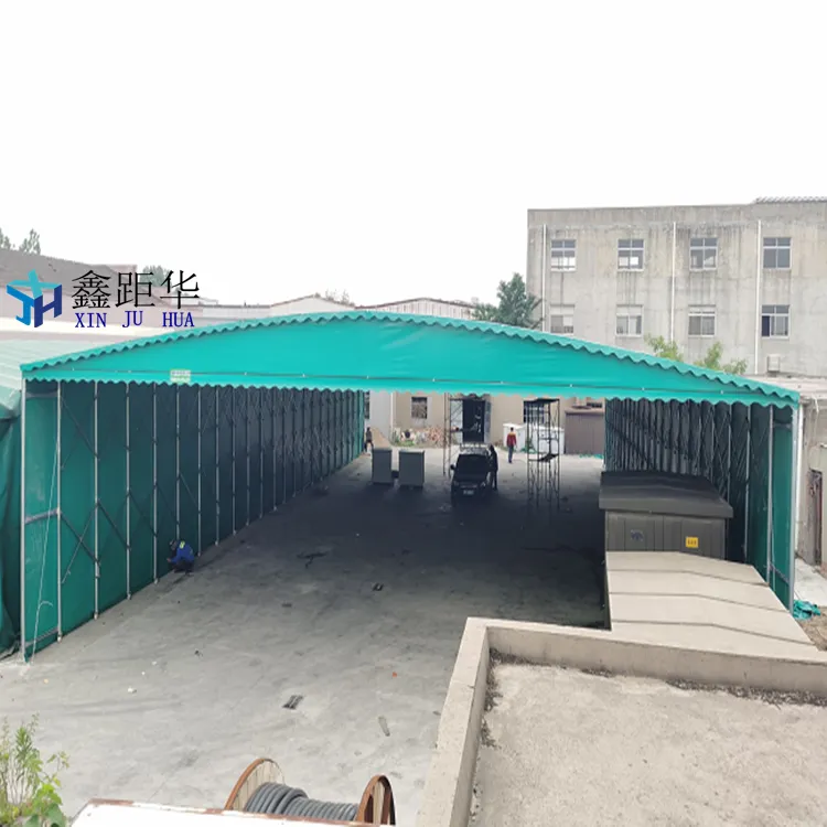 厂房上悬空棚徐州贾汪可移动防雨棚怎么安装