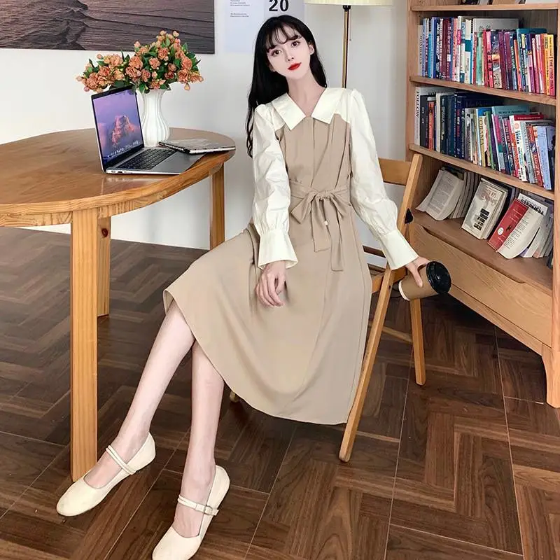 服装批发代理抽褶显瘦褶皱中长裙子一元购衣服