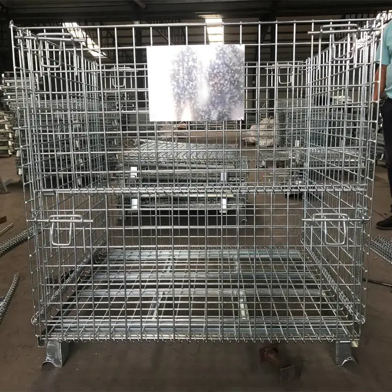 运输笼 折叠式仓储笼 储物铁框