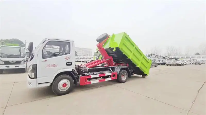 小型车厢可卸式垃圾车厂互惠互利 10吨勾臂式垃圾车供应厂家