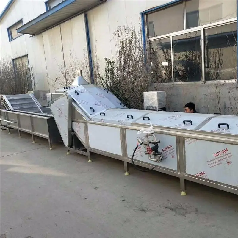 景翔牌菌类漂烫杀青机 卷心菜漂烫杀青机 海鲜蒸煮机报价