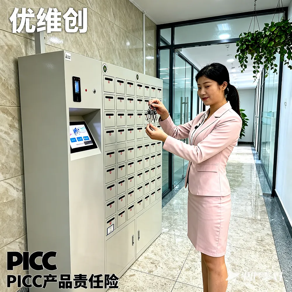 优维创智能钥匙柜，自动记录每一次存取，支持人脸识别