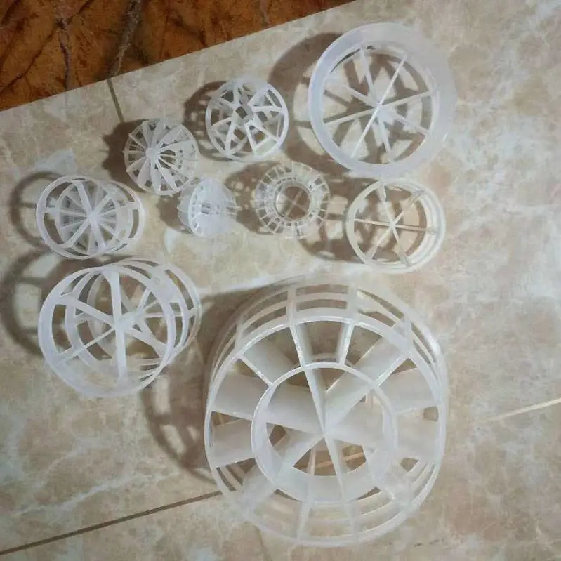 上海50mm鲍尔环填料_PP多面空心球