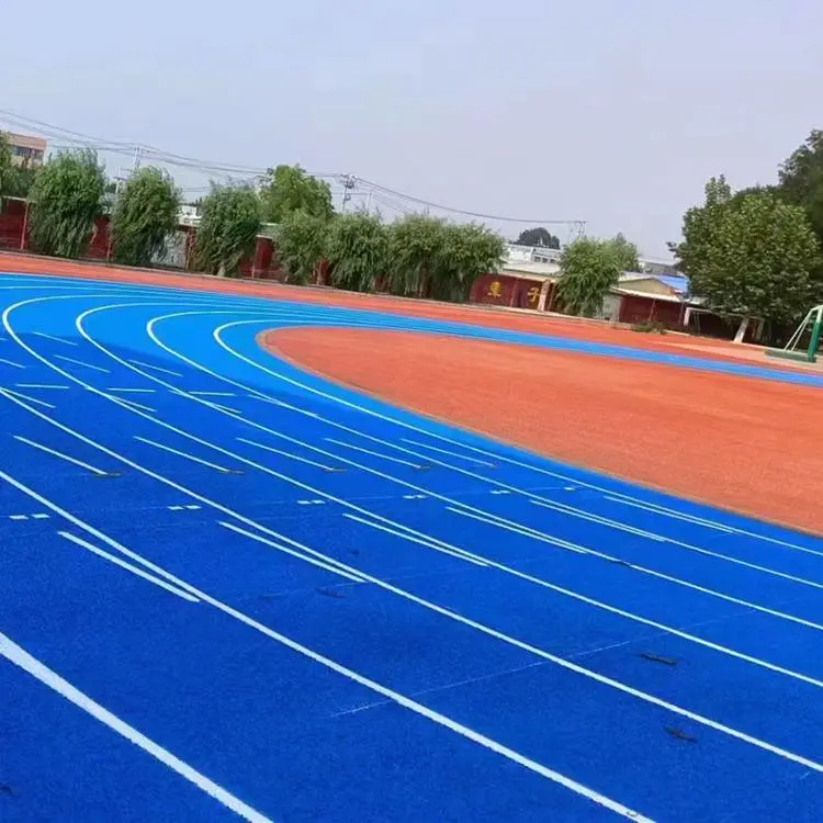 青海自结纹塑胶跑道塑胶跑道道牙施工工艺