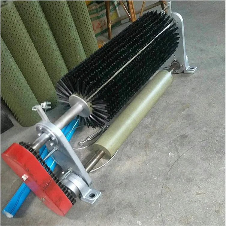煤矿用毛刷清理器 耐潮湿旋转式电动滚刷清扫器厂家