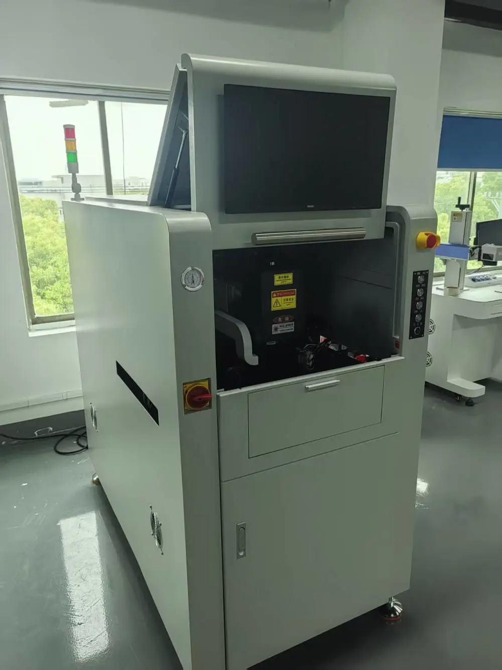 PCB 在线激光打标机 在线流水作业 视觉定位高效完成线路板标识刻印
