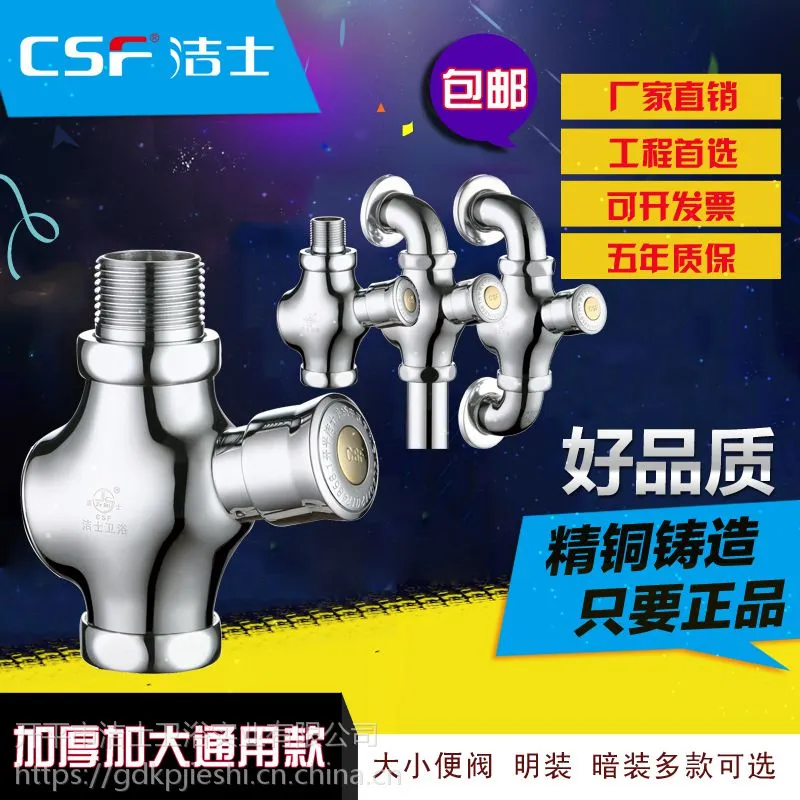 工程***产品 双入墙延时冲洗阀洁士***延时阀系列 C-124 现货批发