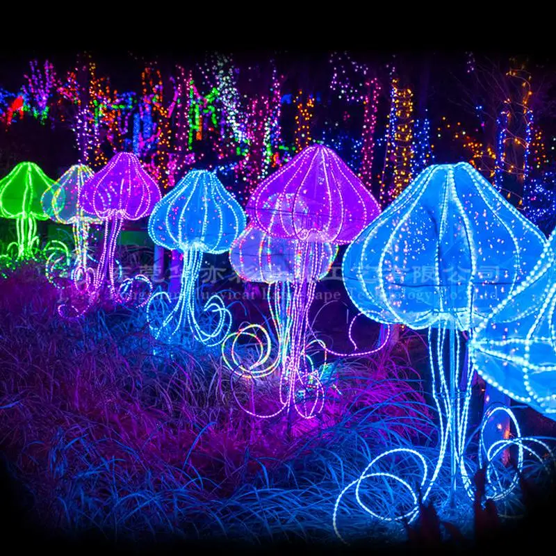 南充旅游区景点中秋节国庆节自贡花灯彩灯彩车彩船制造工厂产家