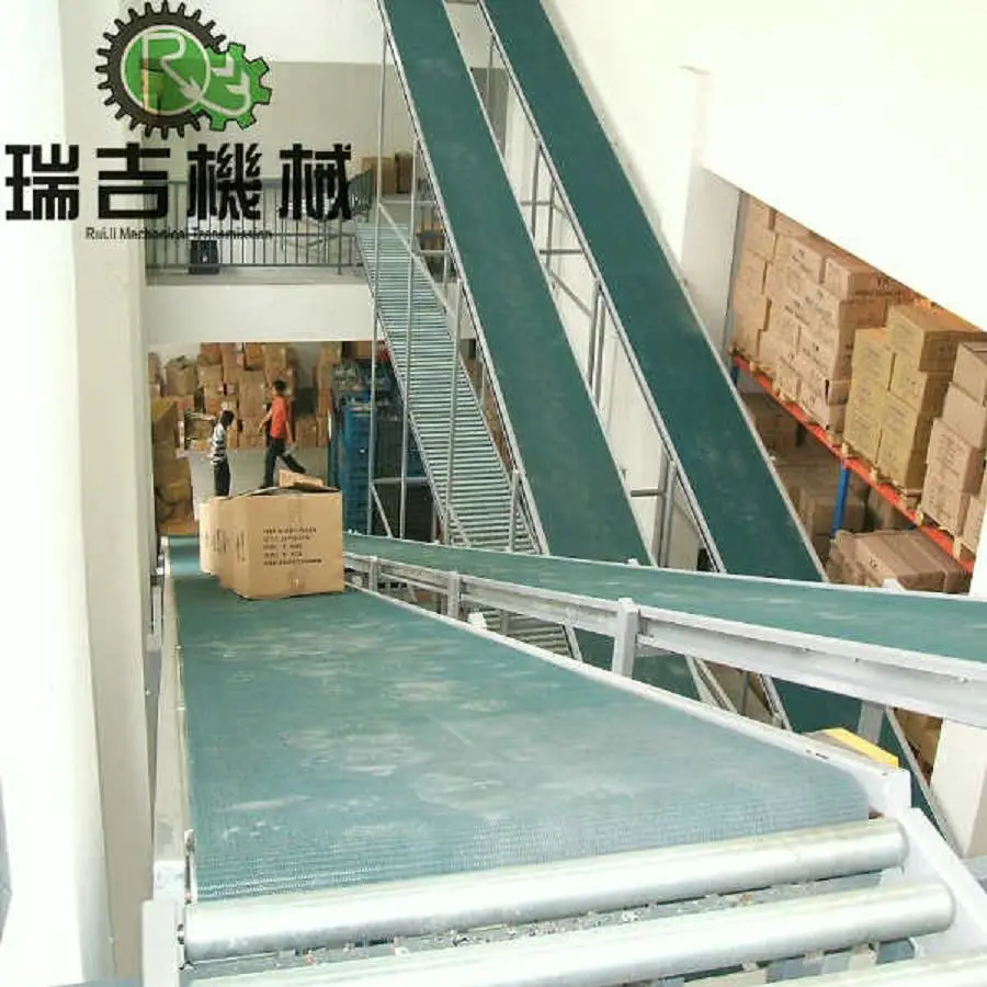 大倾角皮带输送机 瑞吉厂家定制
