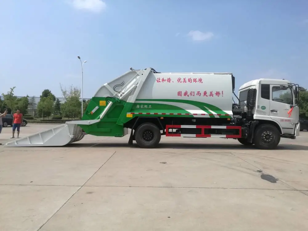 黑龙江自装卸压缩垃圾车 10方压缩垃圾车多少钱一辆