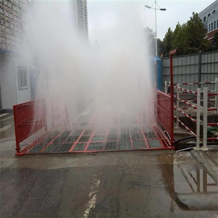 建筑工地洗车平台 朗坤机械工程全自动洗车机