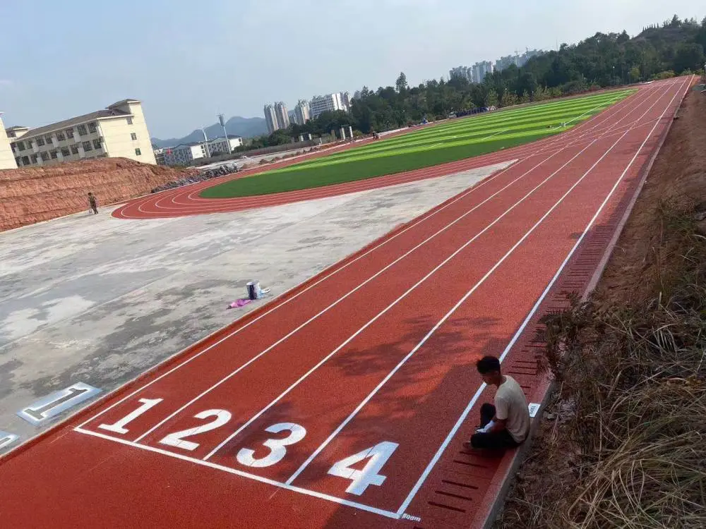 贺州钟山五人制足球场草坪 EPDM橡胶颗粒防水耐滑