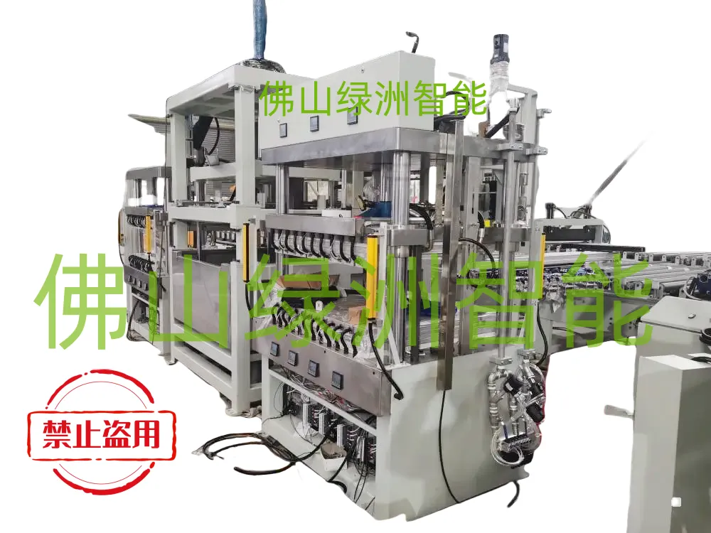 绿洲智能供应小型覆膜机 工包覆膜机 压机 纸浆模塑餐盘覆膜设备