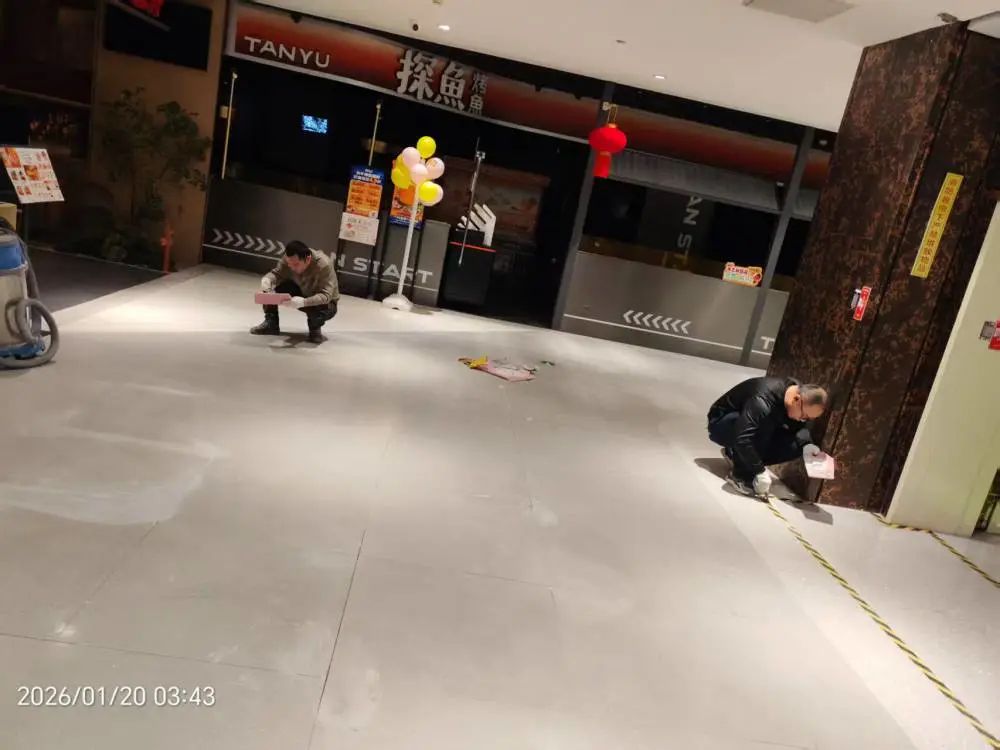 承接水磨石翻新工程 水磨石维修 石材结晶养护 学校水磨石地面翻新