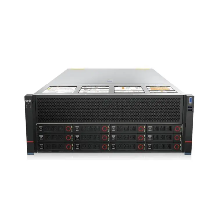 双路至强四卡 GPU 服务器 支持 RTX5090 大模型训练 AI 推理学习算力主机
