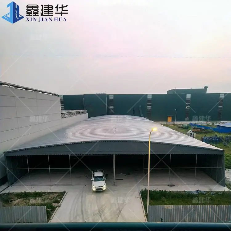 连云港东海两厂房间安装雨棚钢梁供应商