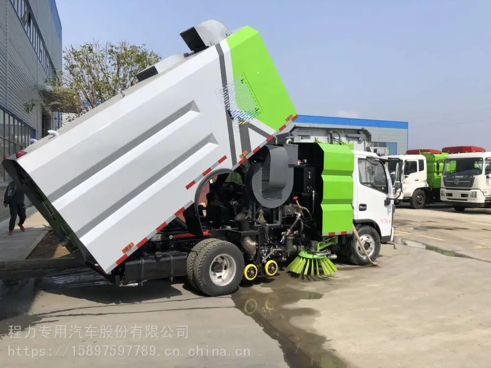东风天锦大型环卫扫路车环卫洗扫车制造商报价方案