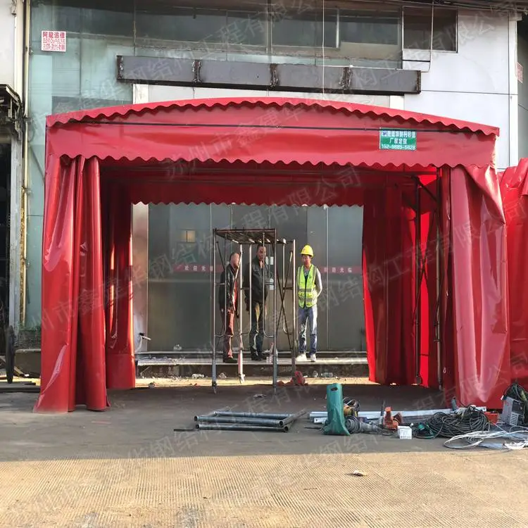 青岛即墨物流仓库雨棚推拉雨棚帐篷怎么算价格的