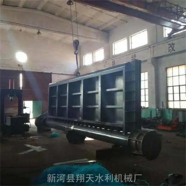 水利合页坝 液压卧倒坝闸 液压钢坝闸门按需要定制