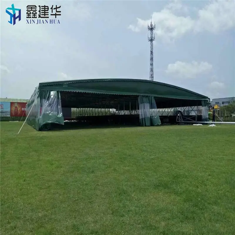 龙岩落地雨棚仓库棚细节图