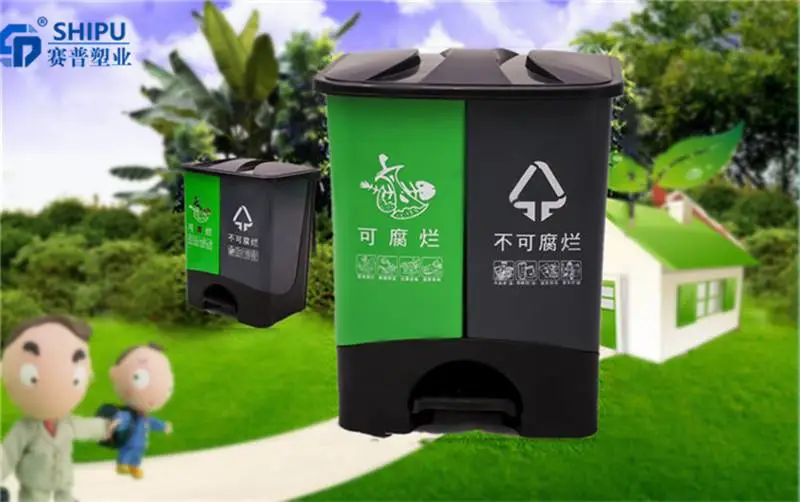 乌鲁木齐40L垃圾箱带盖垃圾桶厂家