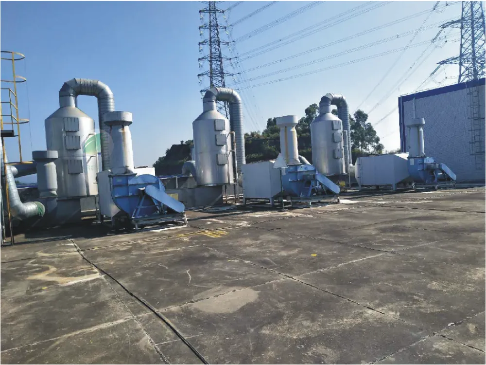 酸雾净化塔 填料式废气净化装置