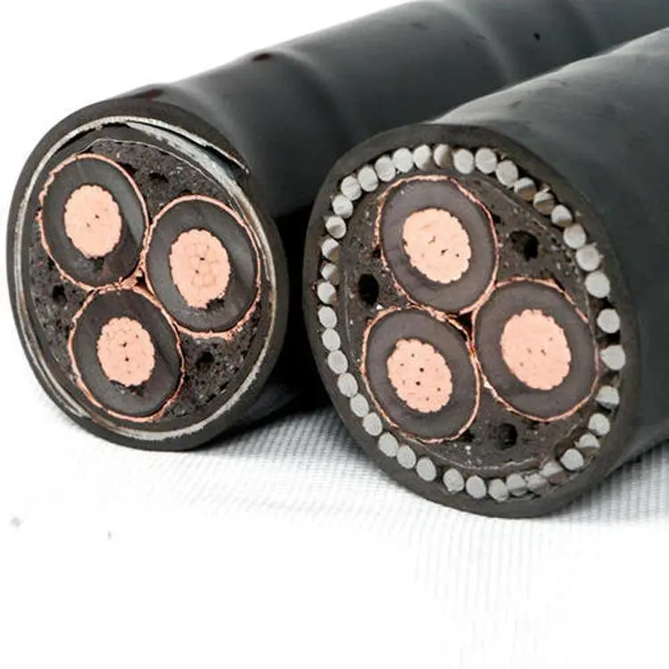 WD-MYJY33煤矿用无卤低烟铠装电力电缆6/6KV 6/10KV细钢丝电缆