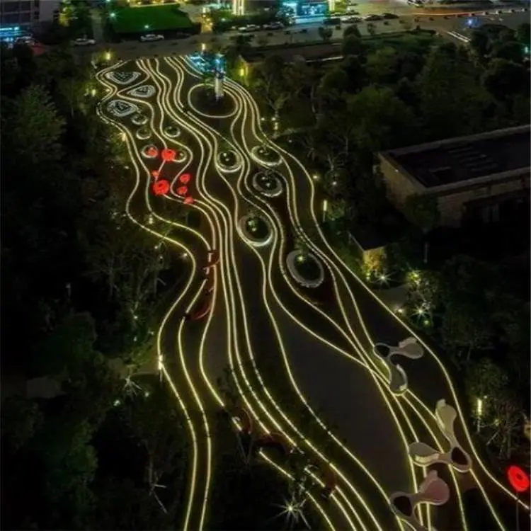 广场景观灯 大量地埋灯 线条灯6500k 洗墙灯砖